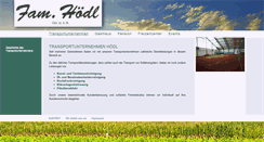 Desktop Screenshot of hoedl-wittau.at