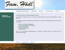 Tablet Screenshot of hoedl-wittau.at